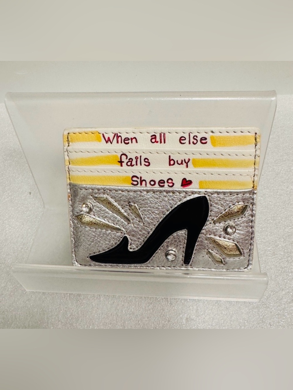 “When All Else Fails Buy Shoes' Brighton Cardholder